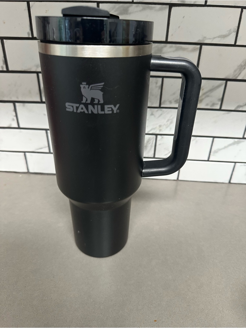 Stanley Black Insulated Travel Mug with Handle 40oz